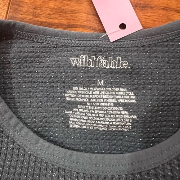 NWT Cropped Wild Fable sparkle top - Picture 3 of 6